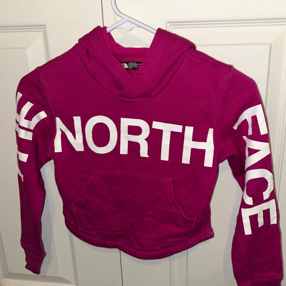 The North Face , Girls Fuchsia Hoodie